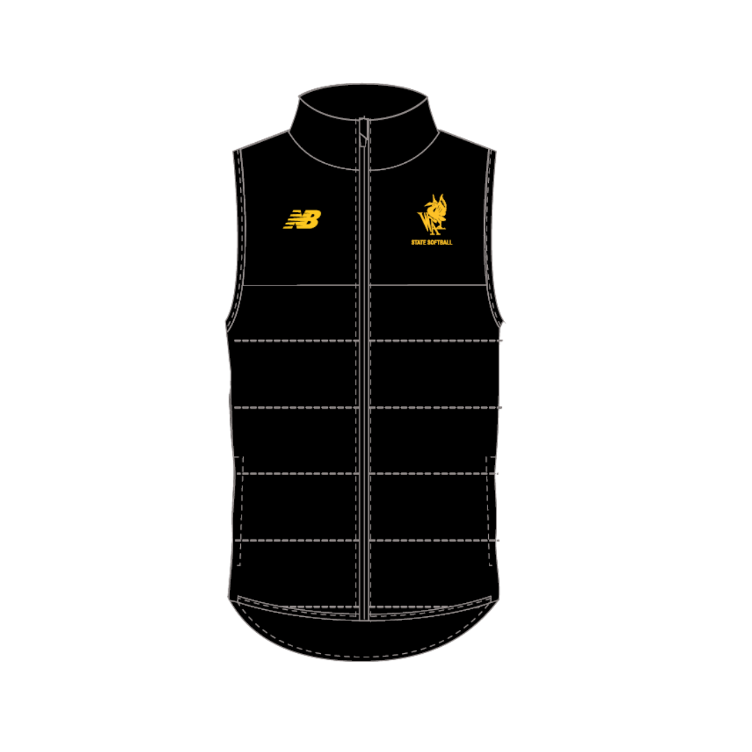 Softball WA - State Team Female Apparel | PRE-ORDER | Team Puffer Vest