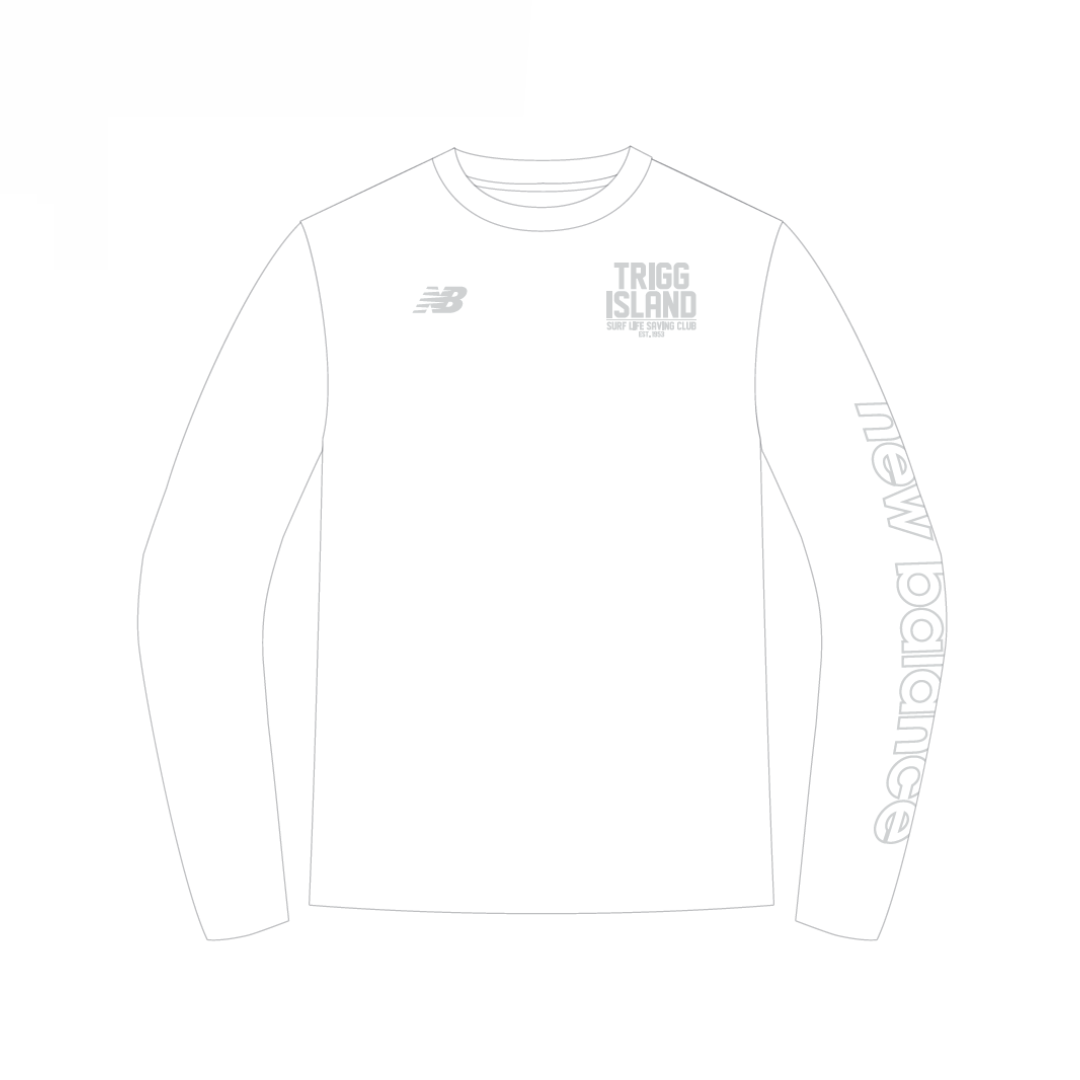 Trigg Island SLSC | PRE-ORDER | Street Tee #3 - Women LS White