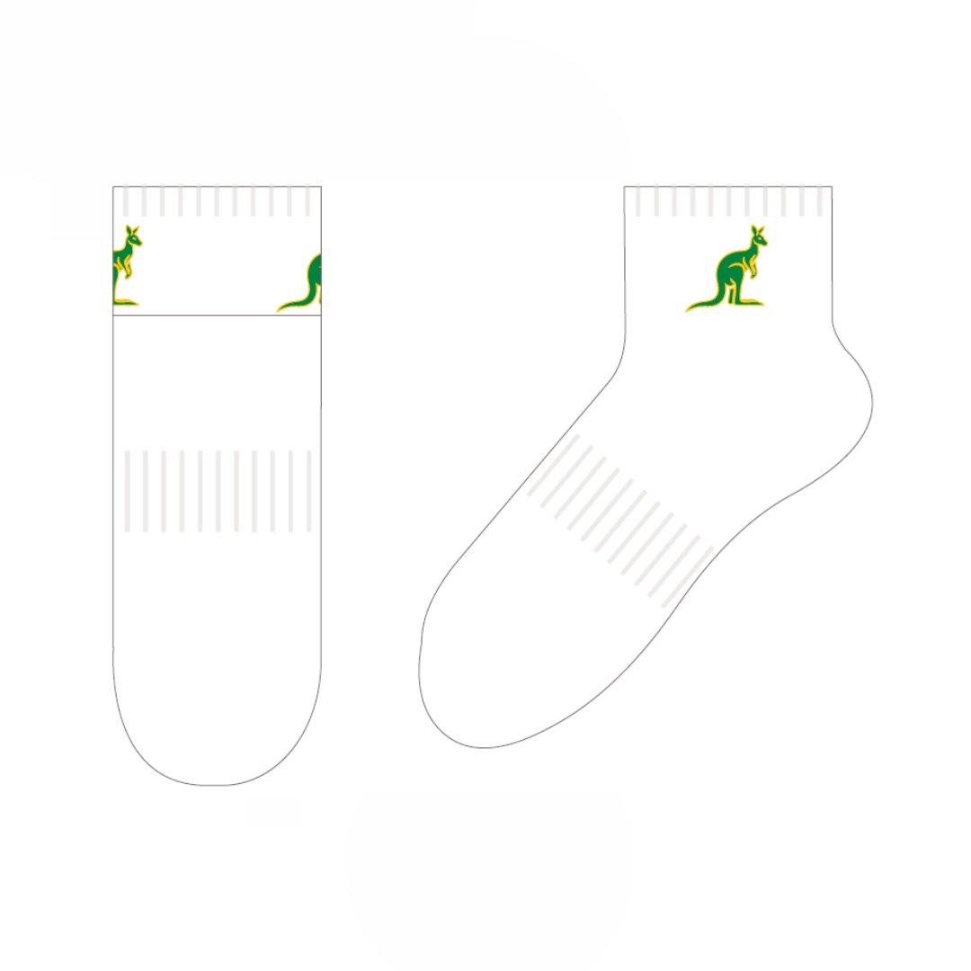 Australian Cheer Union - Team Cheer | PRE-ORDER | Ankle Length Knitted Socks