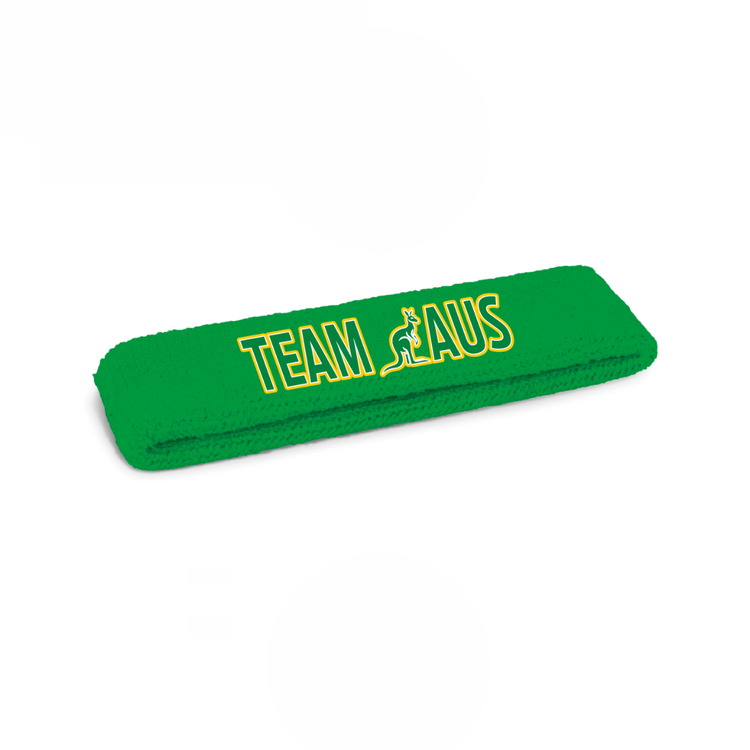 Australian Cheer Union - Merchandise | PRE-ORDER | Head Sweat Band - Green