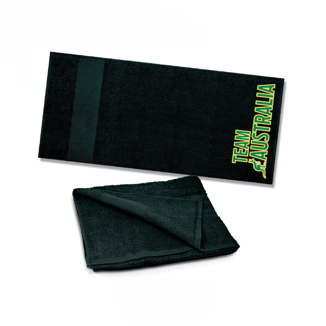 Australian Cheer Union - Merchandise | PRE-ORDER | Dune Beach Towel - Black