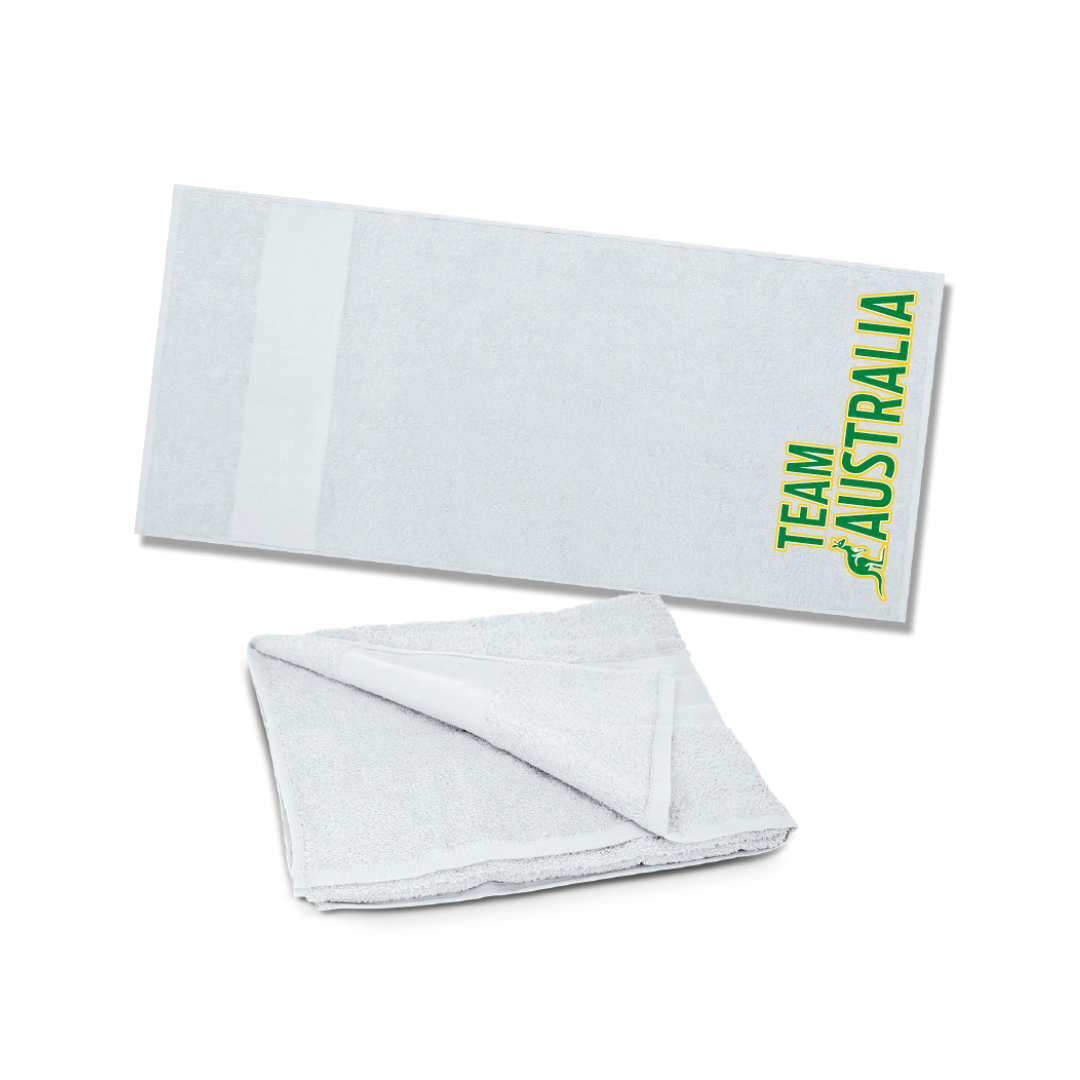 Australian Cheer Union - Merchandise | PRE-ORDER | Dune Beach Towel - White