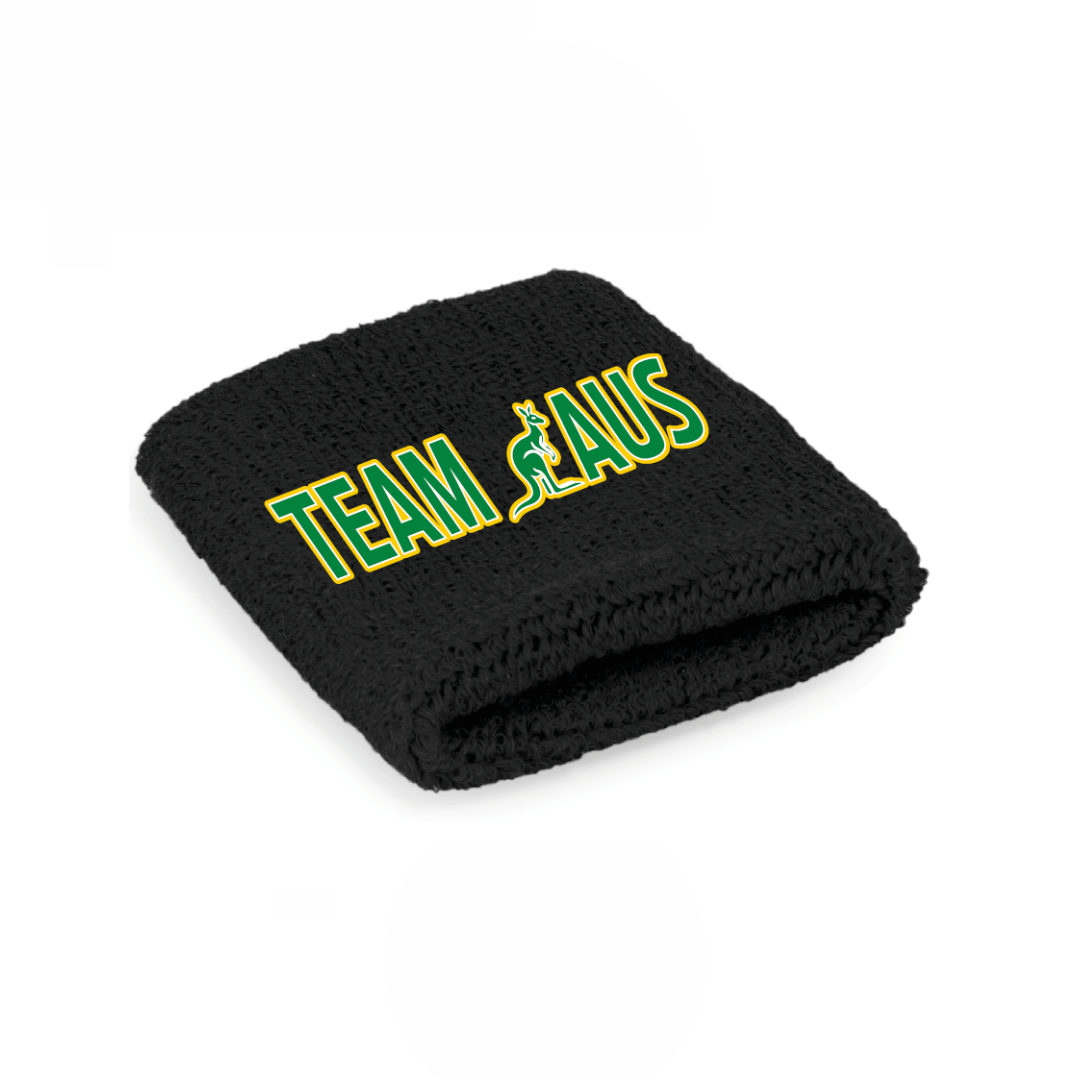 Australian Cheer Union - Merchandise | PRE-ORDER | Wrist Sweat Band - Black