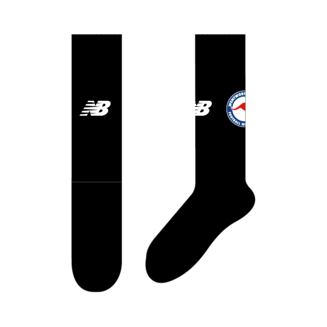 Wentworth District FNC | PRE-ORDER | Crew Socks Black