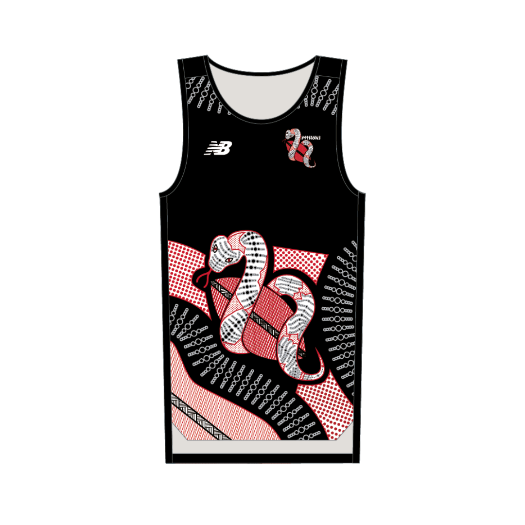 Pannawonica Pythons FC | PRE-ORDER | Elite Training Singlet - Unisex