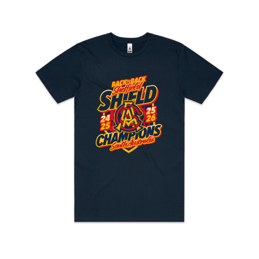 South Australian Cricket Association | PRE-ORDER | Block Tubular Tee
