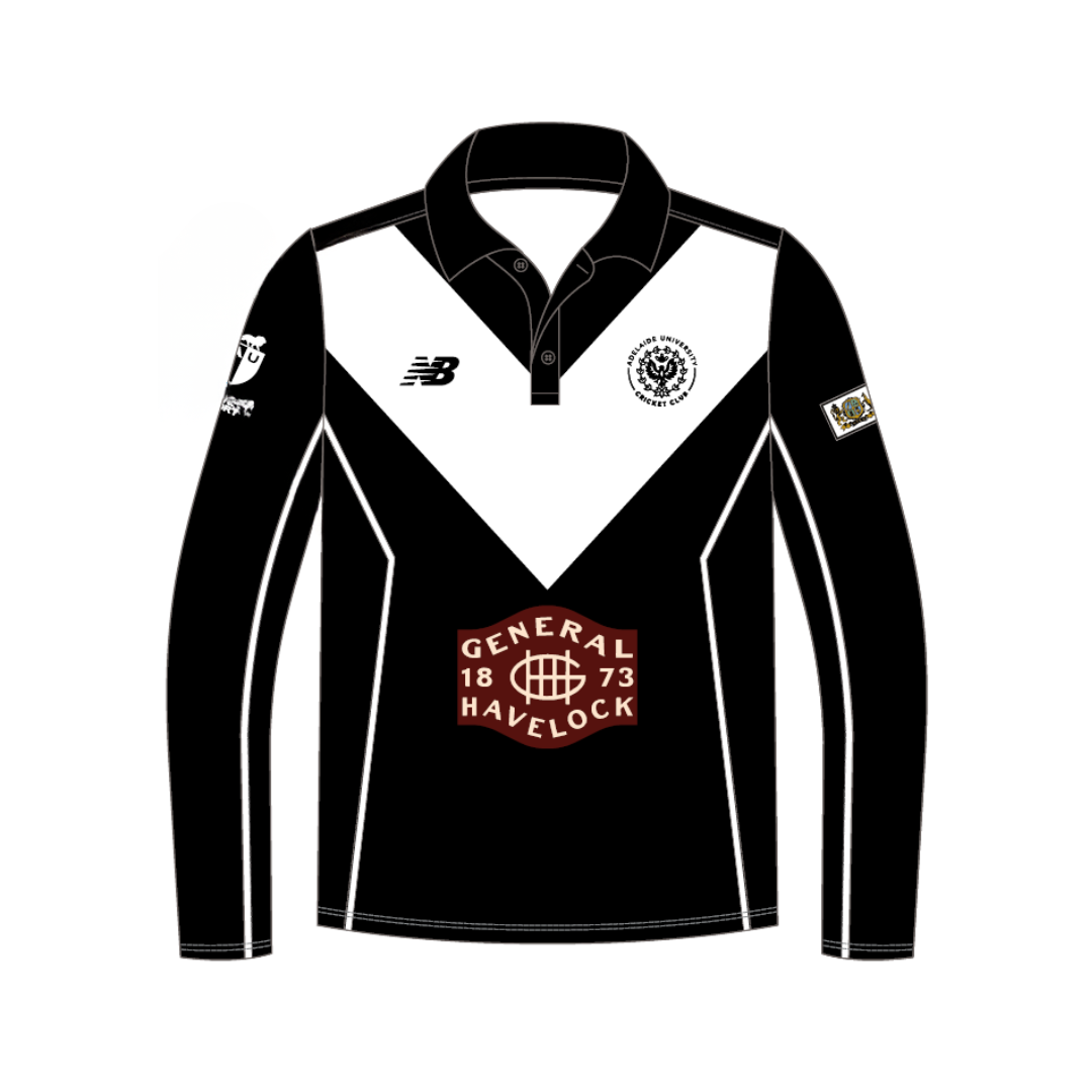 Adelaide University CC - ATCA | PRE-ORDER | New Balance One Day Playing Polo -Long Sleeve
