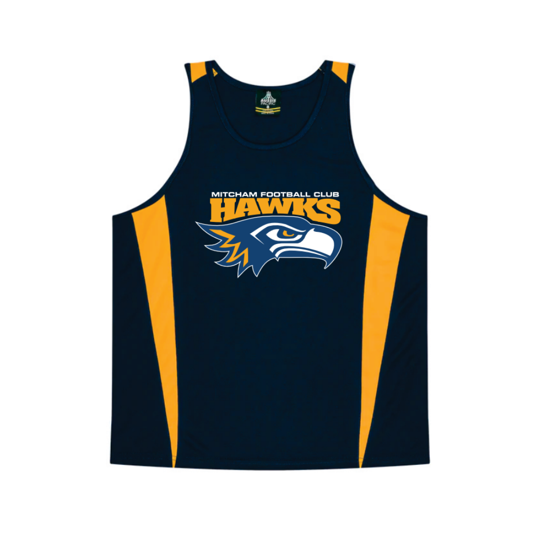 Mitcham FC | PRE-ORDER | MFC Junior Training Singlet - Navy