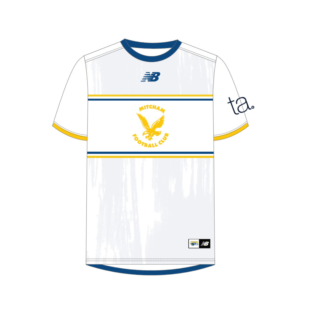 Mitcham FC | PRE-ORDER | MFC NB Warm Up Top (White Retro 2025)
