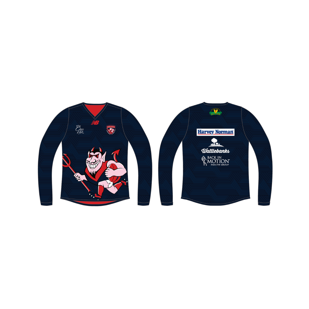 North Hobart FC | PRE-ORDER | NB Long Sleeve Reversible Training Jumper