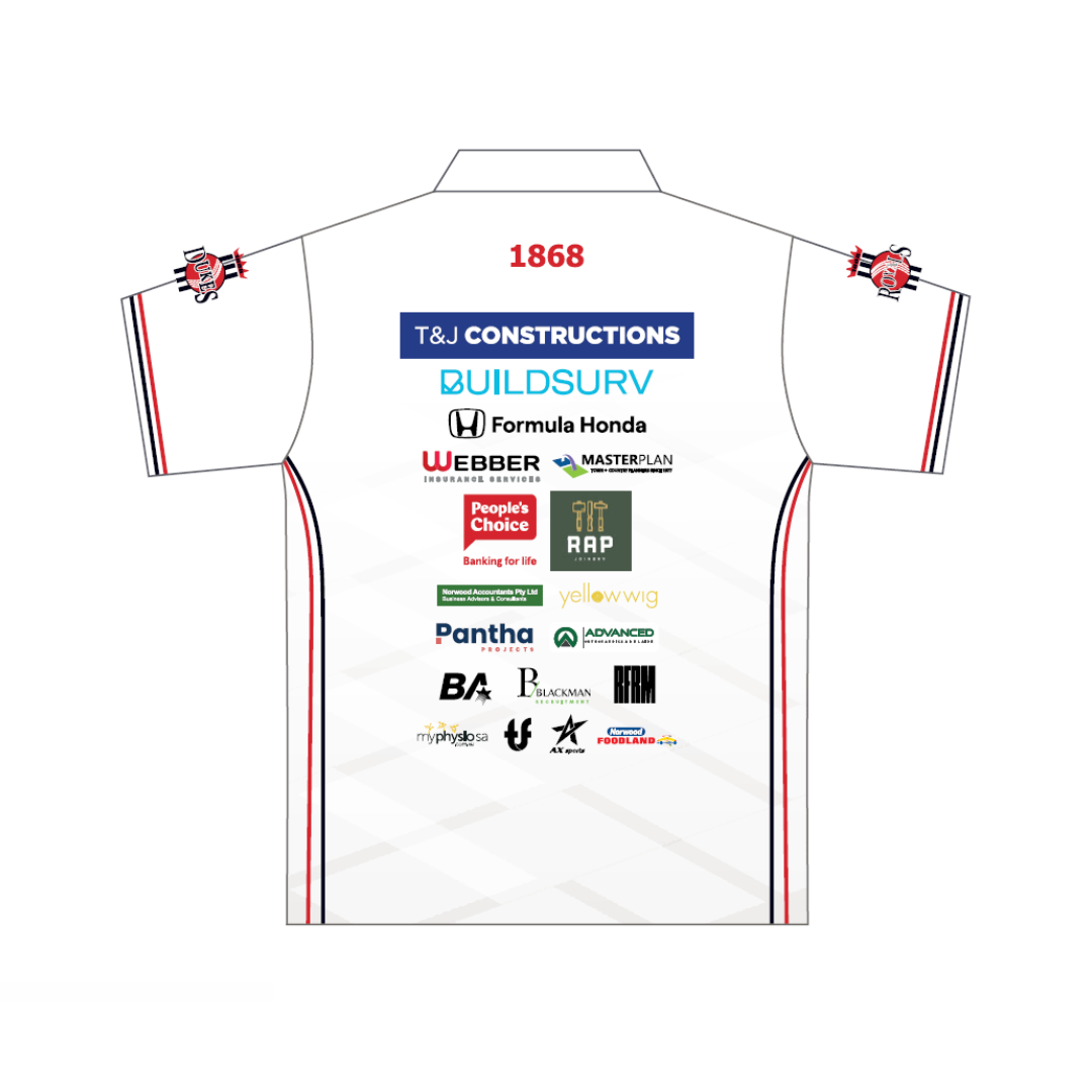 Payneham CC | PRE-ORDER | 2025/26 Club White Training Polo Shirt