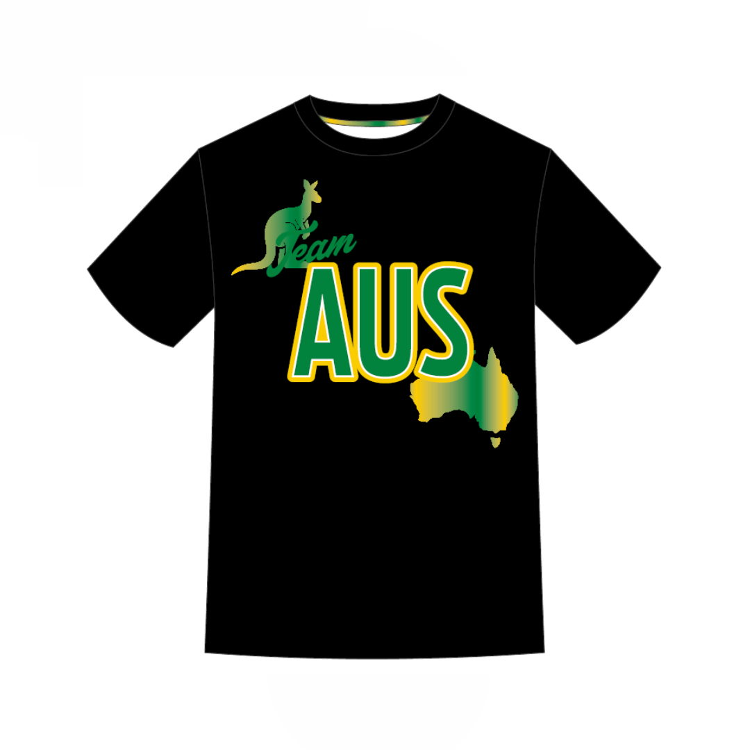 Australian Cheer Union - Merchandise | PRE-ORDER | Unisex Supporter T-shirt - Black