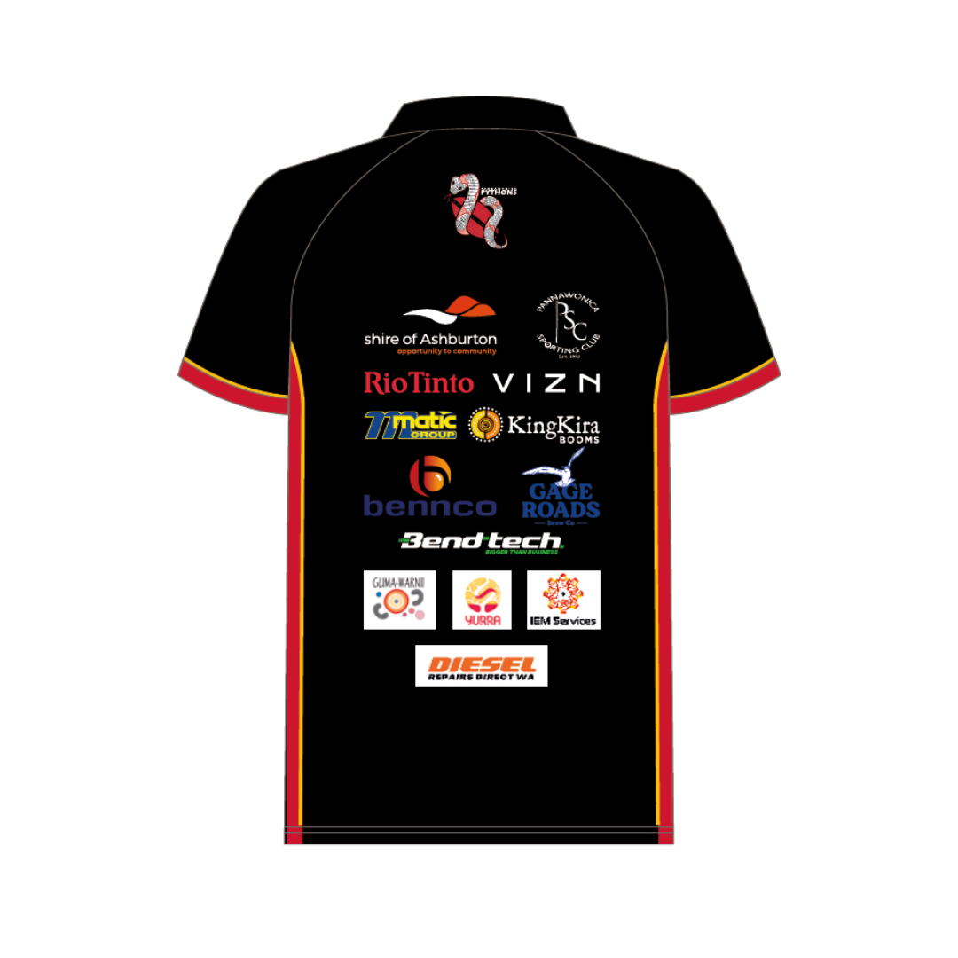 Pannawonica Pythons FC | PRE-ORDER | Elite Polo Shirt - Unisex