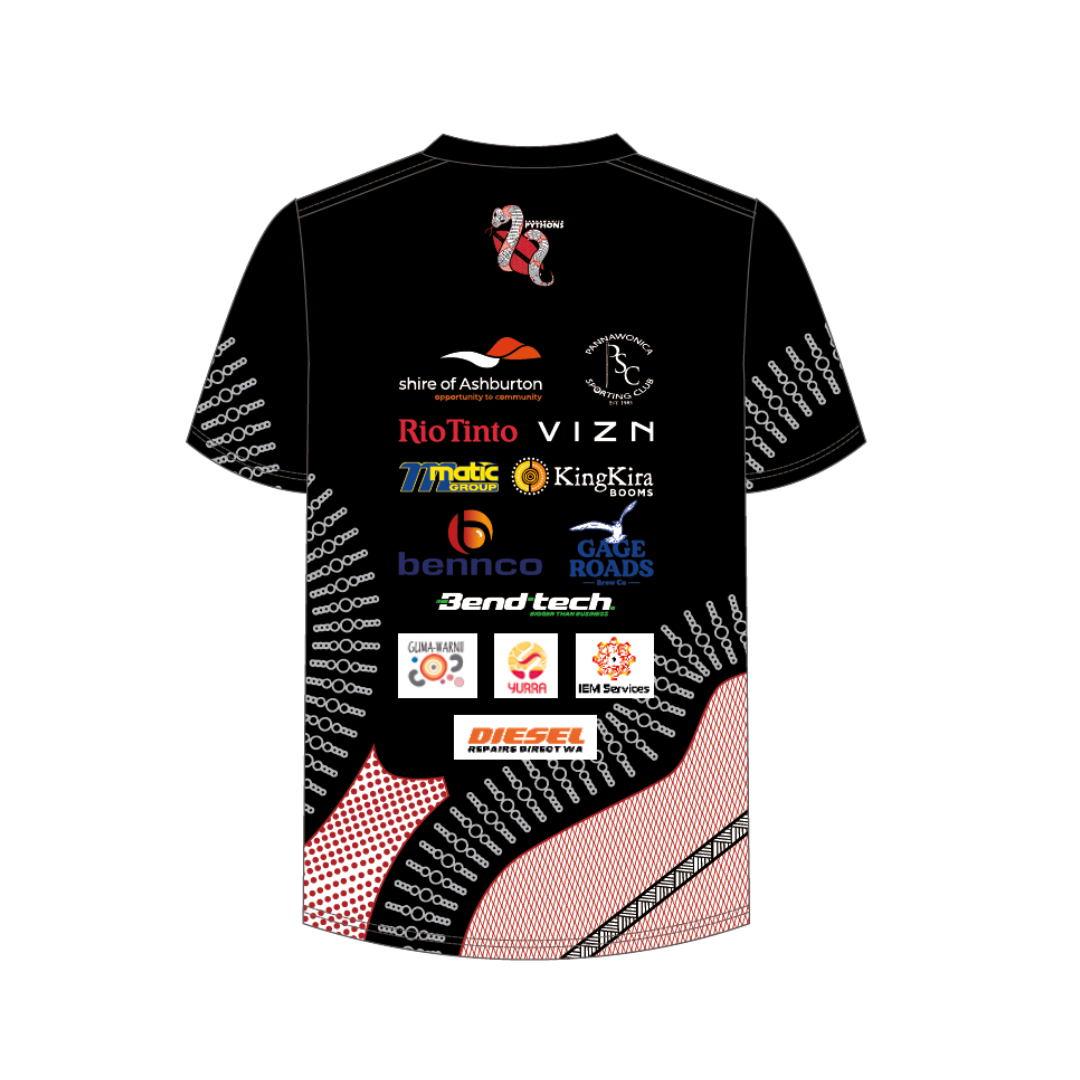 Pannawonica Pythons FC | PRE-ORDER | Elite Training Shirt - Unisex