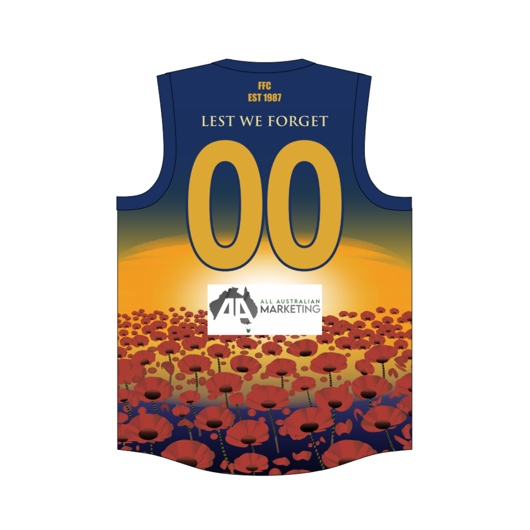 Fitzroy Lions FC | PRE-ORDER | ANZAC Guernsesy
