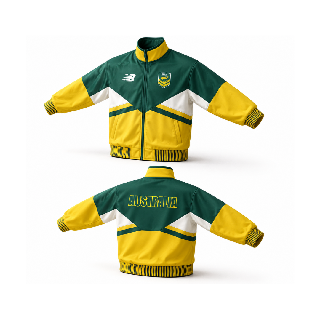Touch Football Australia - Emus - Lifestyle | PRE-ORDER | Japan Tour Retro Track Jacket