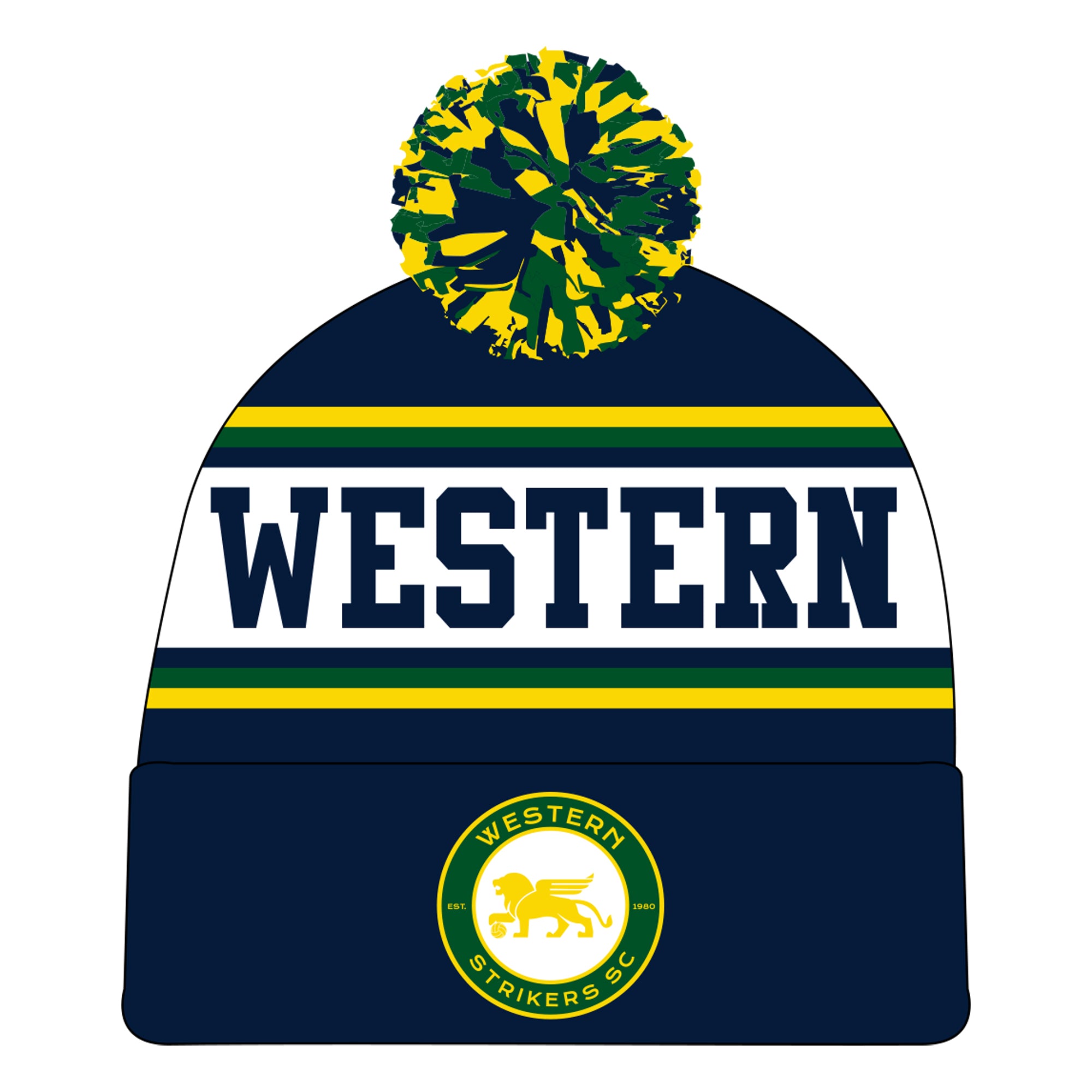 Western Strikers SC | PRE-ORDER | Pom-Pom Beanie