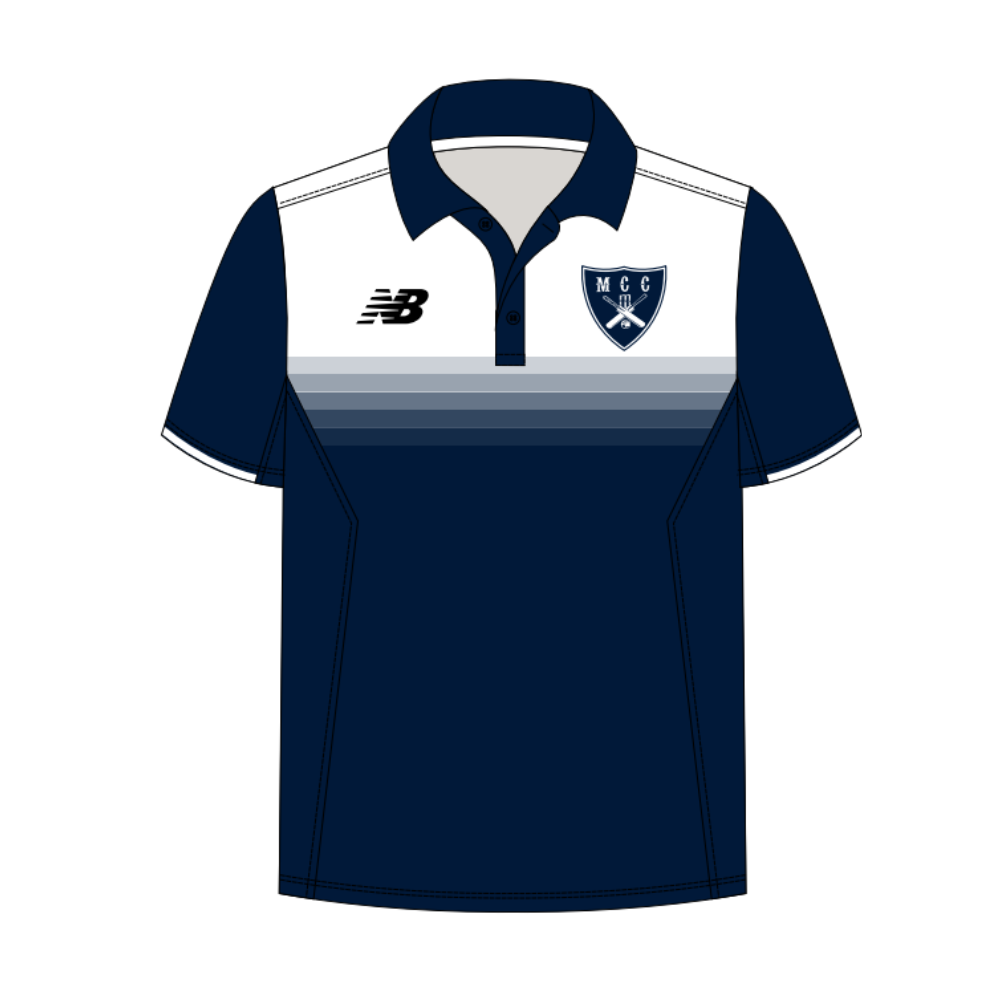 Mooroopna Cricket Club | PRE-ORDER | NB Unisex Polo - Blue SS