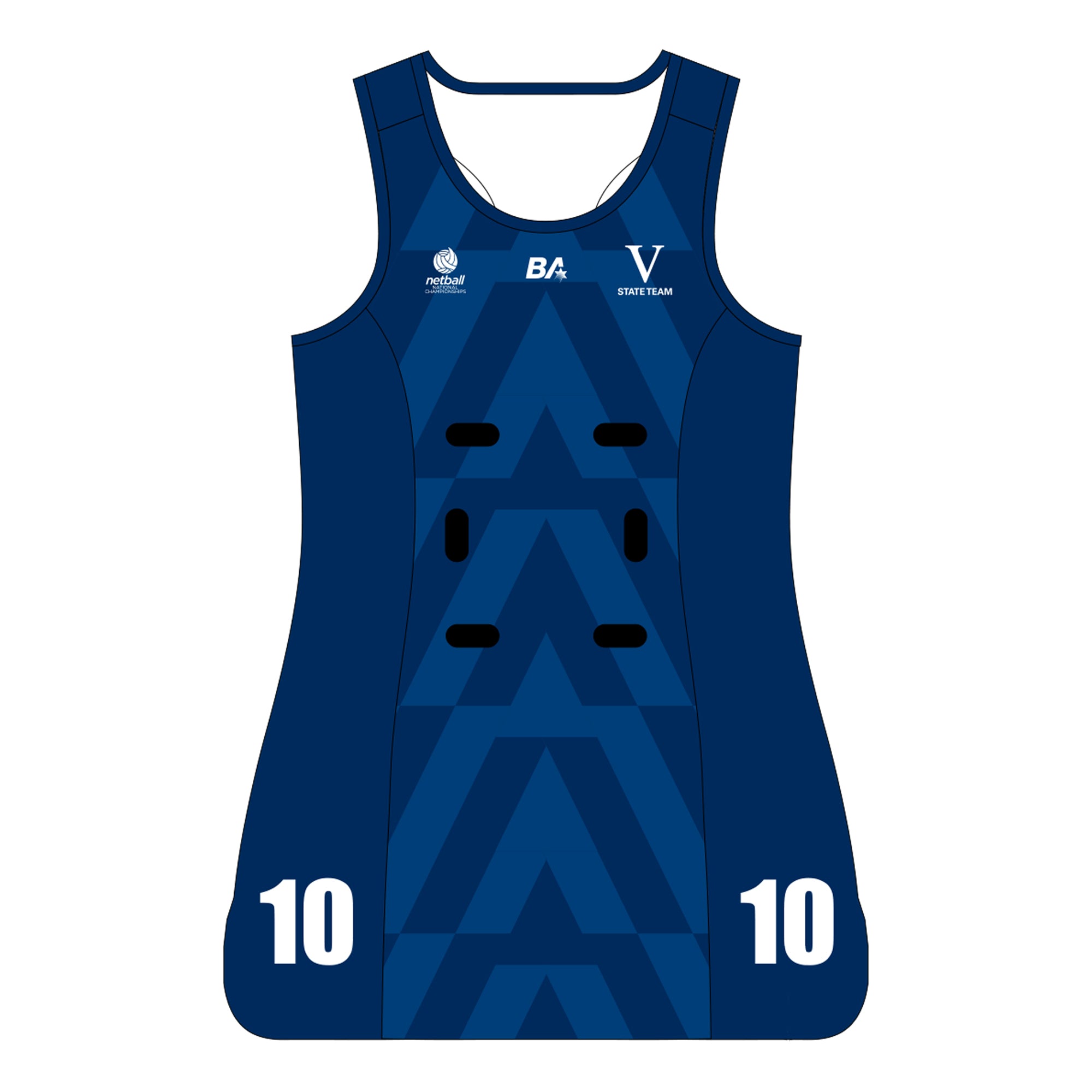 Netball Victoria | State Team - Elite Netball Dress - Short