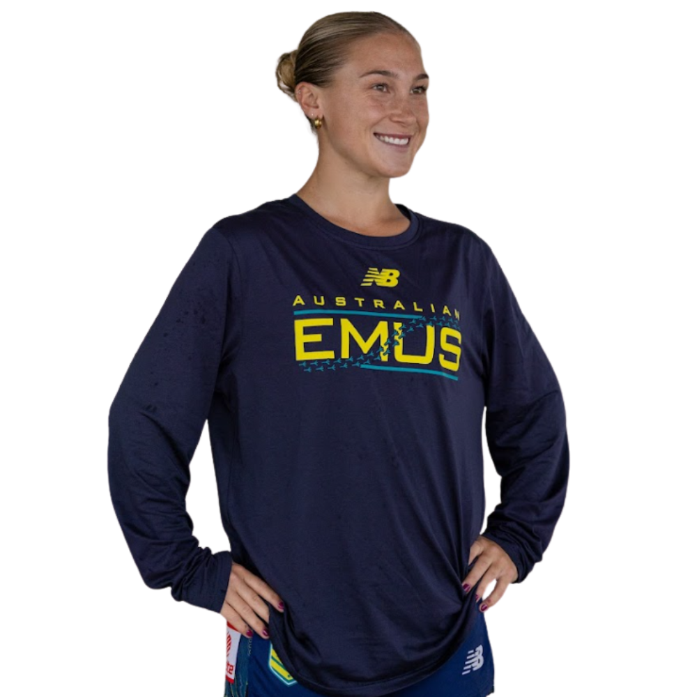 Emus Casual LS Tee - Navy