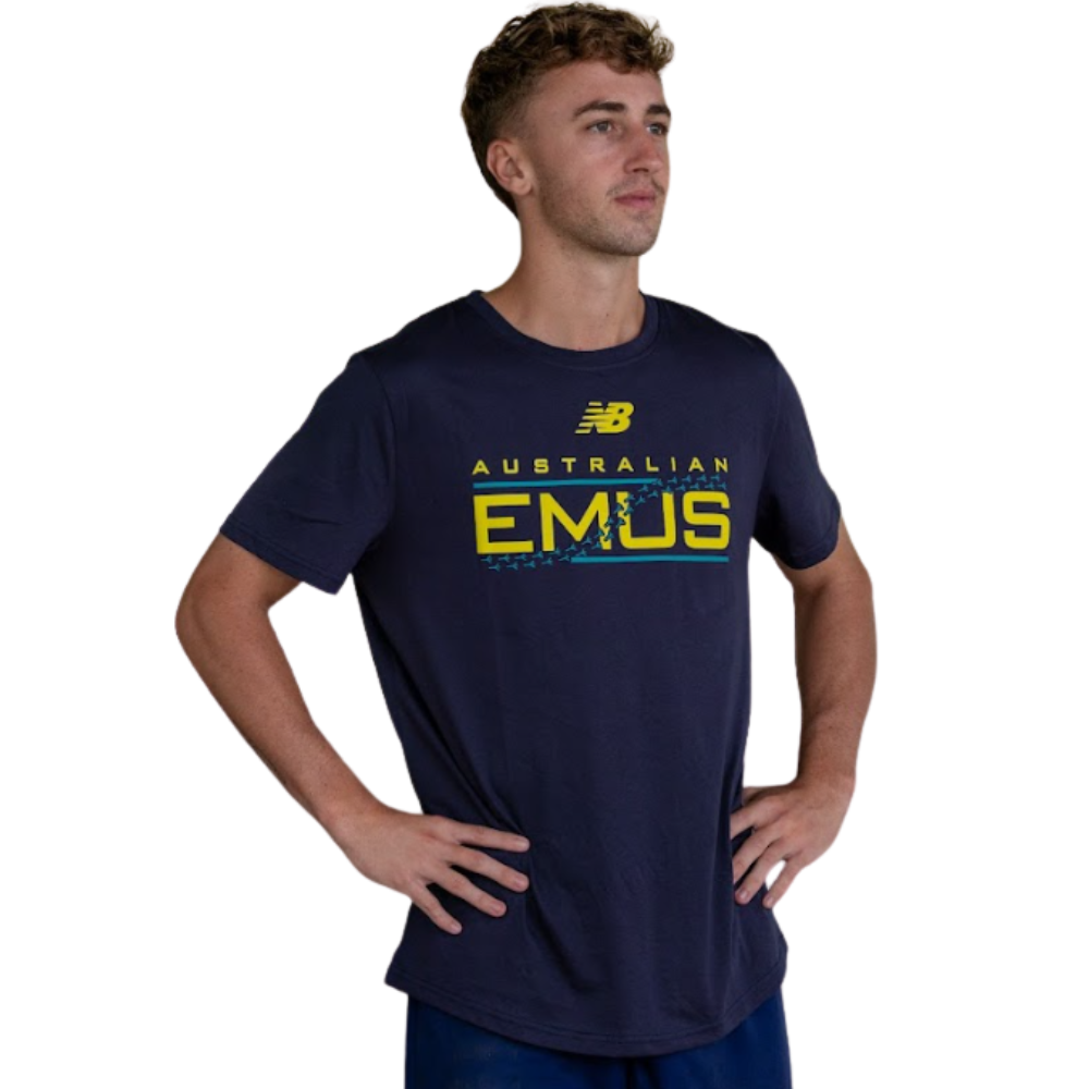 Emus Casual SS Tee - Navy