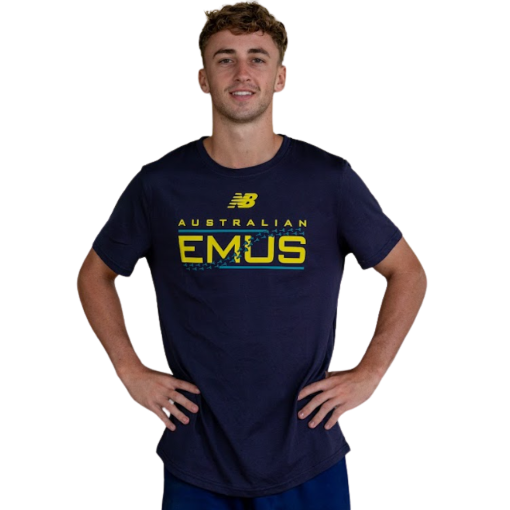 Emus Casual SS Tee - Navy