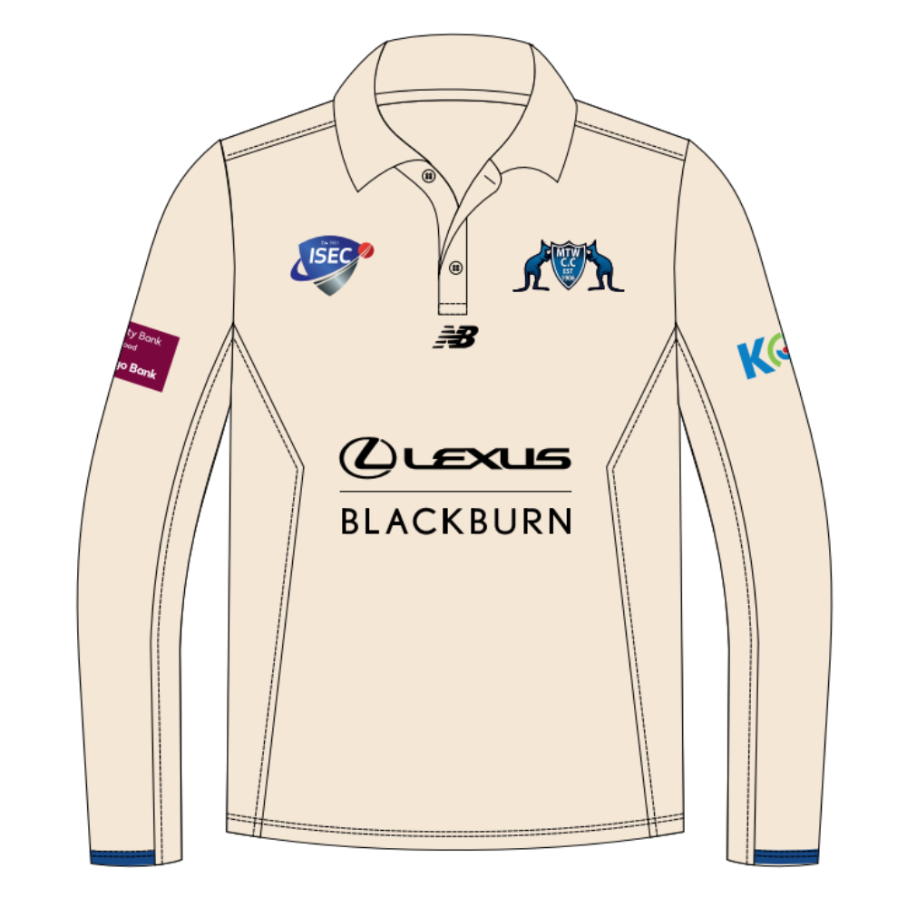 Mount Waverley Cricket Club | PRE-ORDER | NB Junior Cricket Polo -  Long Sleeve