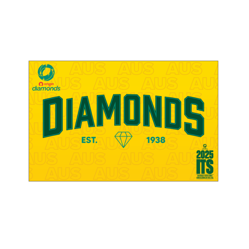 Australian Diamonds Netball  | Supporter Flag