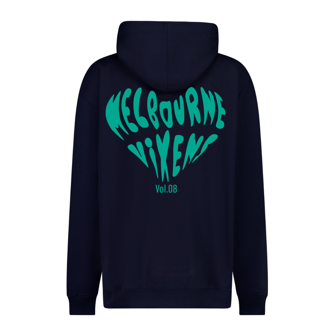 Melbourne Vixens | MV Wiggle Heart Hoodie - Navy
