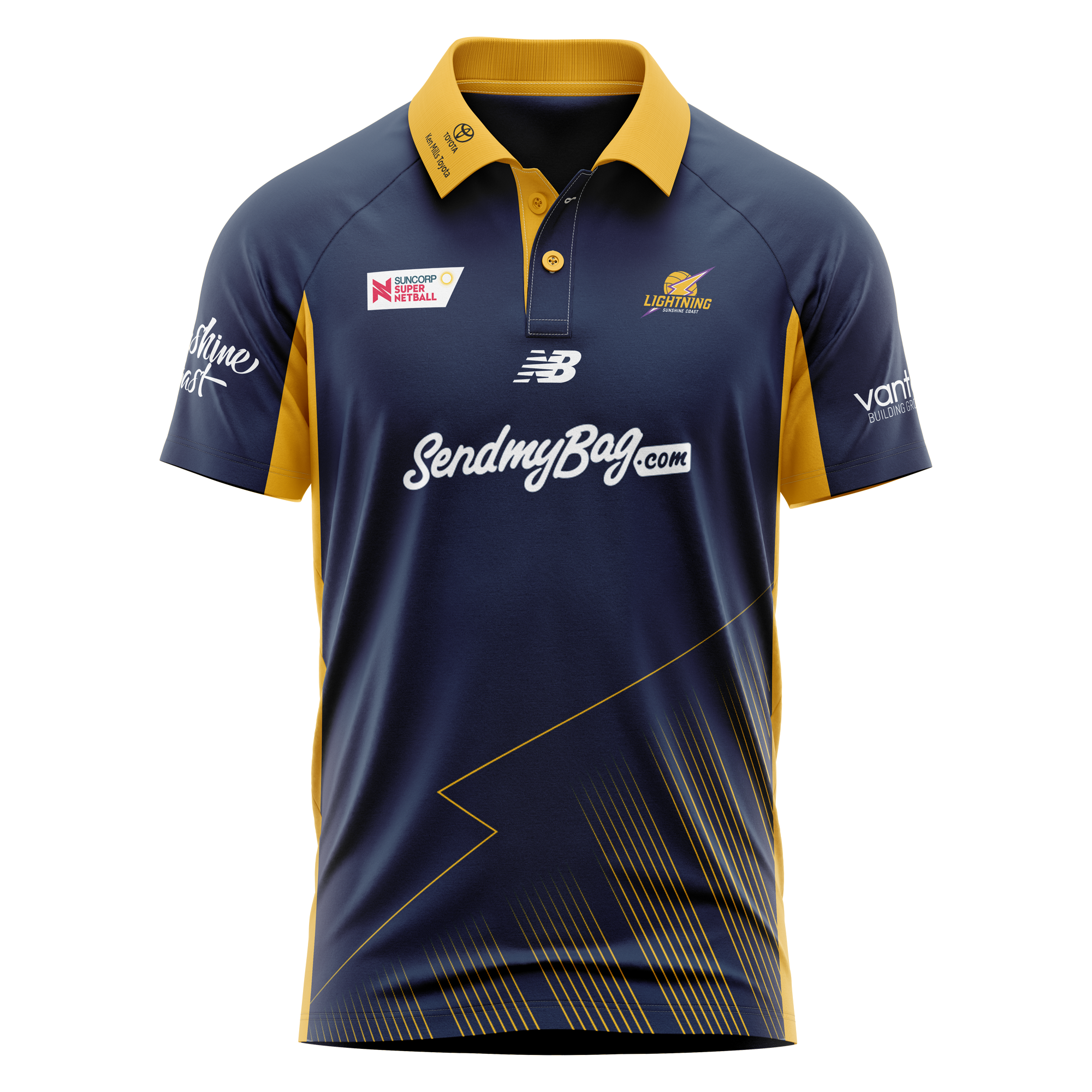 Sunshine Coast Lightning | 2025 Media Polo - Womens