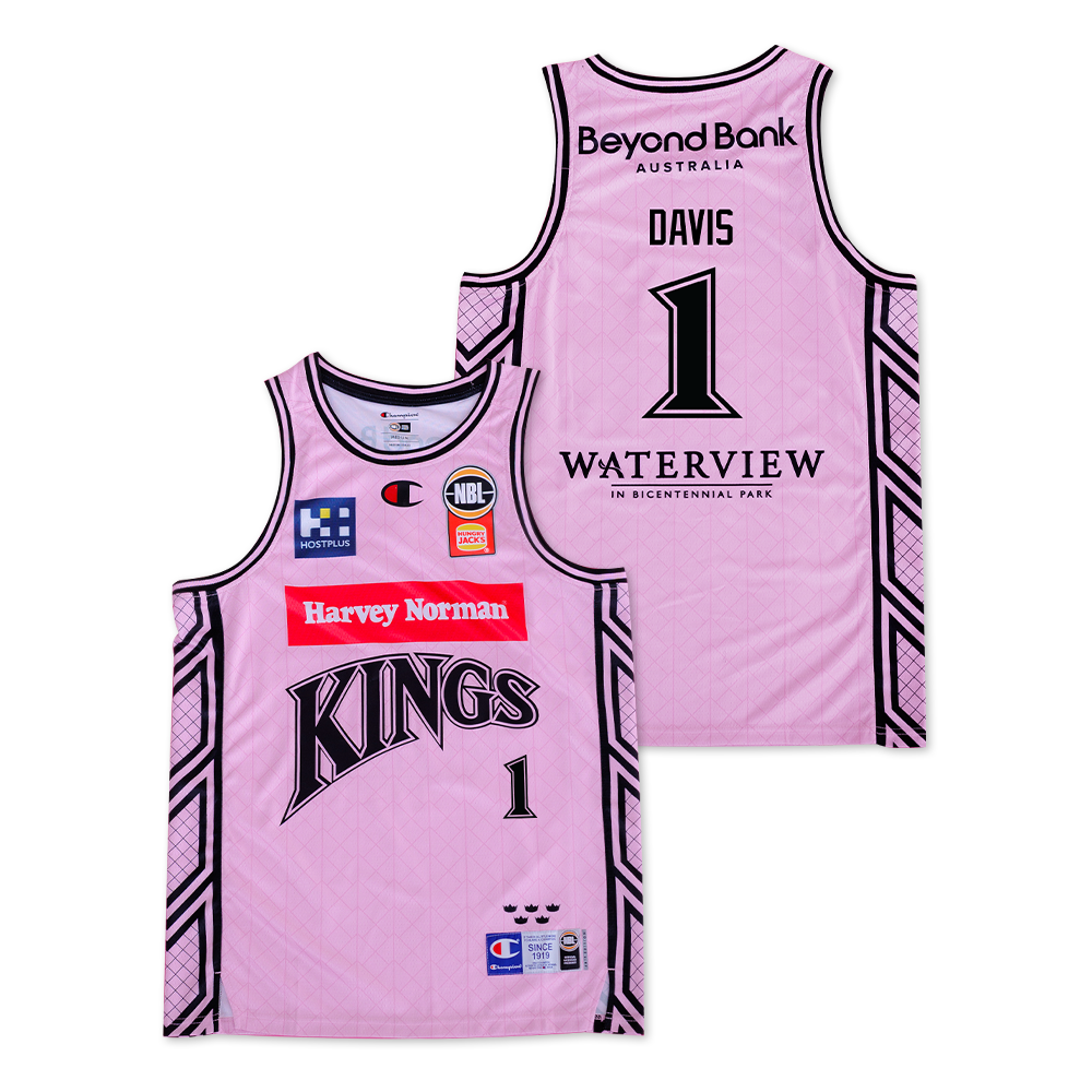 Sydney Kings | Youth Pink Game Jersey - Davis