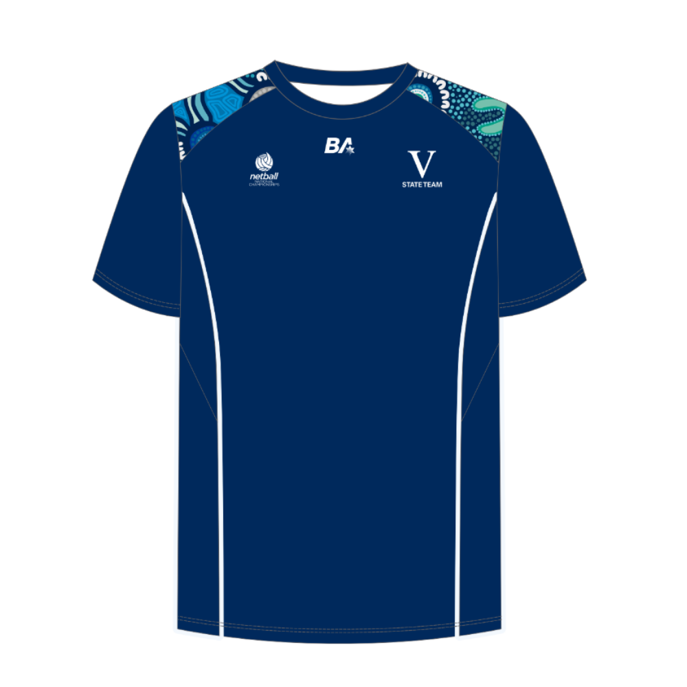 Netball Victoria | State Team - Ladies Warm Up Tee
