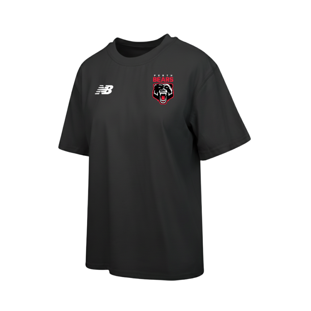 Perth Bears NRL | New Balance Relaxed Fit Casual Tee - Black