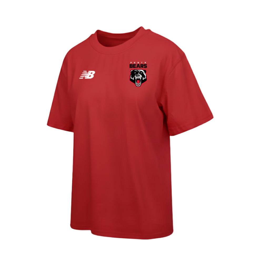 Perth Bears NRL | New Balance Relaxed Fit Casual Tee - Red