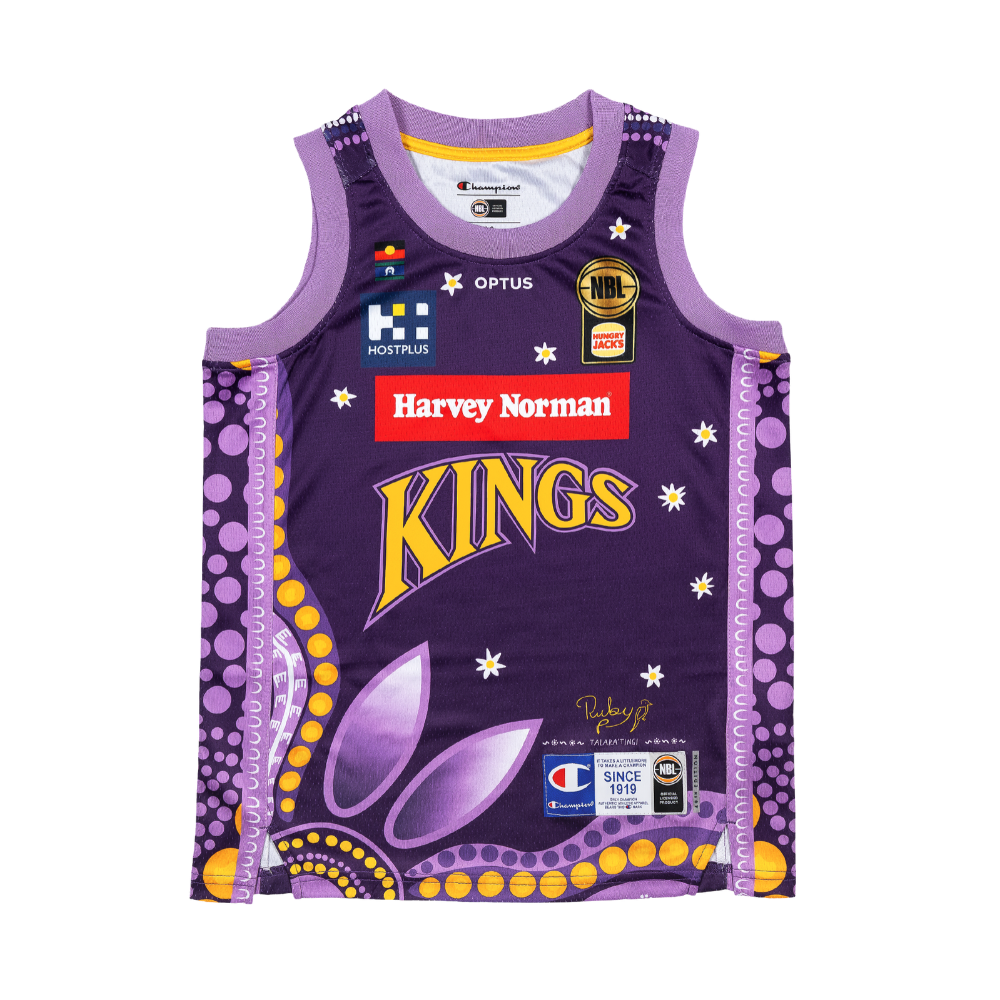 Sydney Kings | Youth Indigenous Round Neck Jersey - PUR