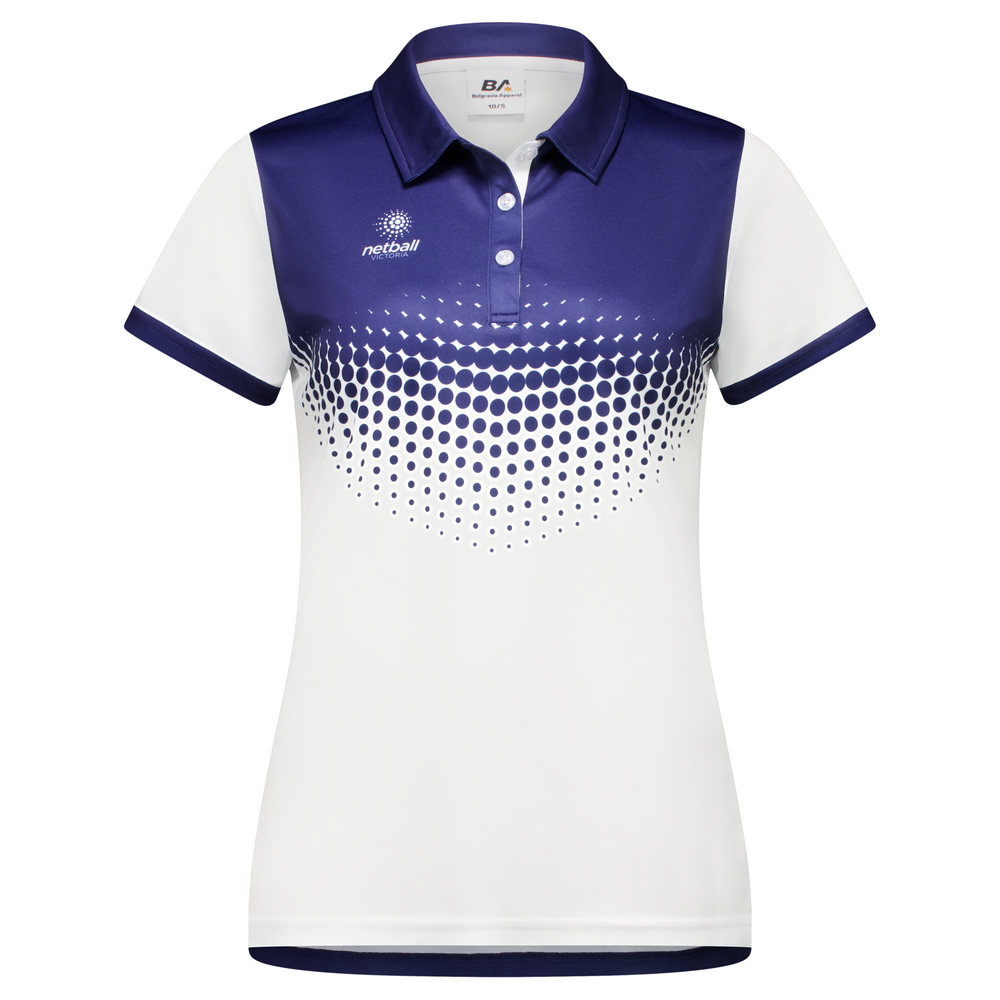 Netball Victoria | Umpires | Short Sleeve Polo - Womens - Umpires