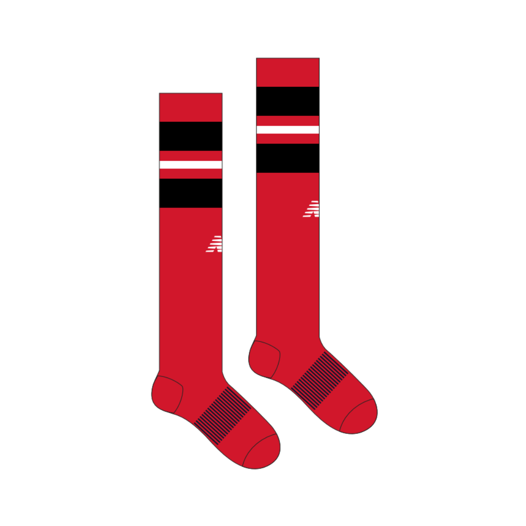 Victoria Park Belmont BC  | PRE-ORDER |  NB Game Day Socks - Red