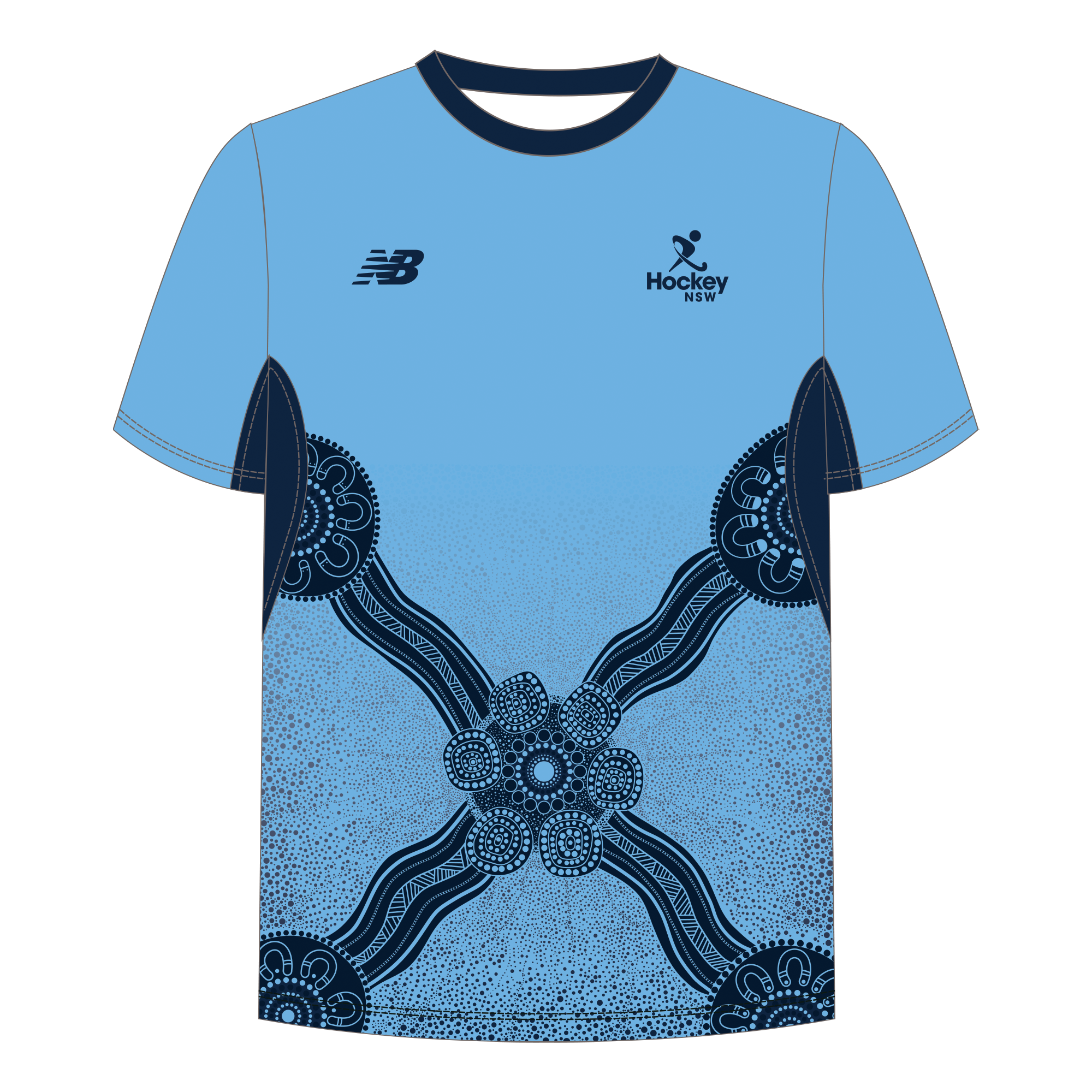 New Balance Playing T-Shirt Sky - Unisex