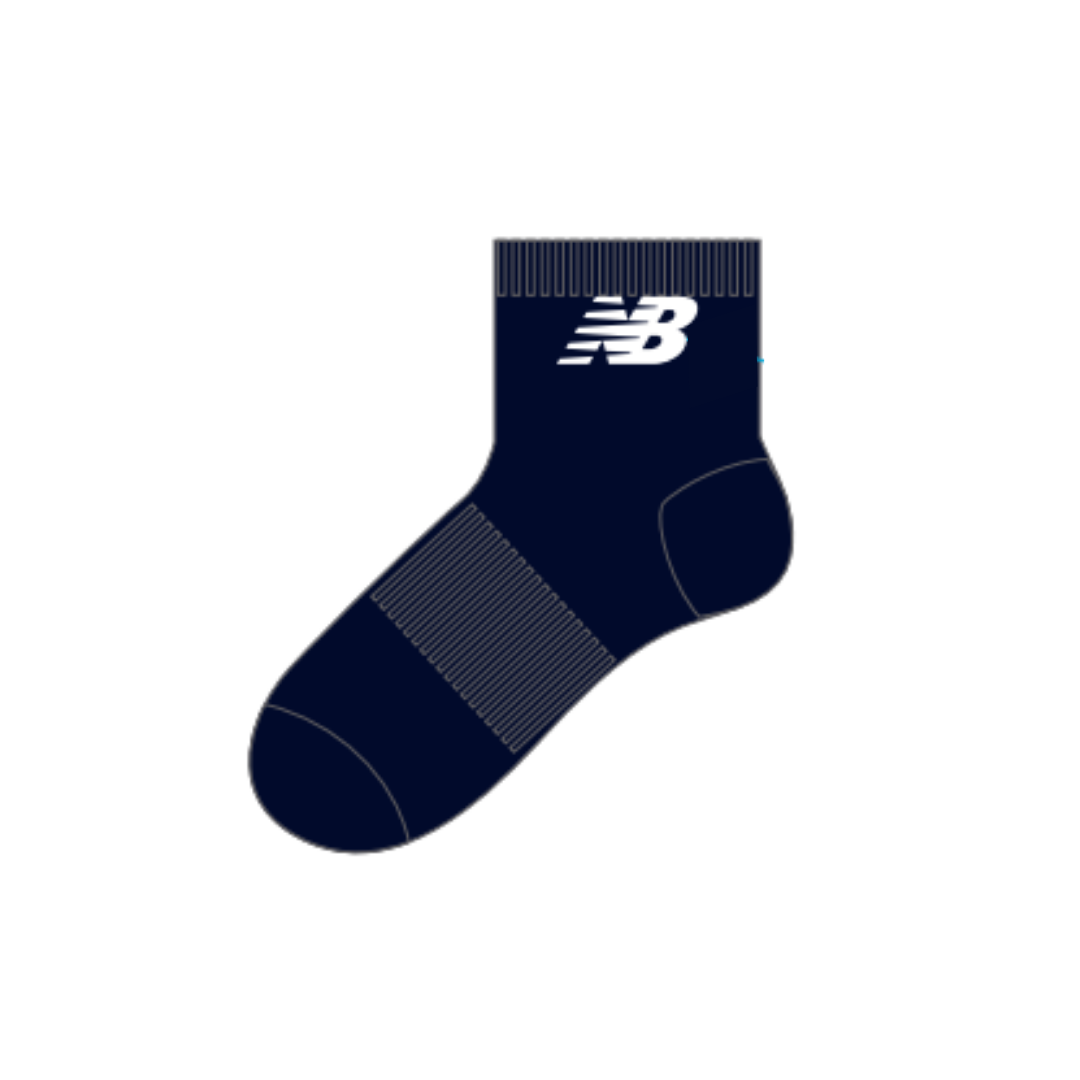 Geelong United Basketball | PRE-ORDER | NB Unisex Navy Ankle Socks