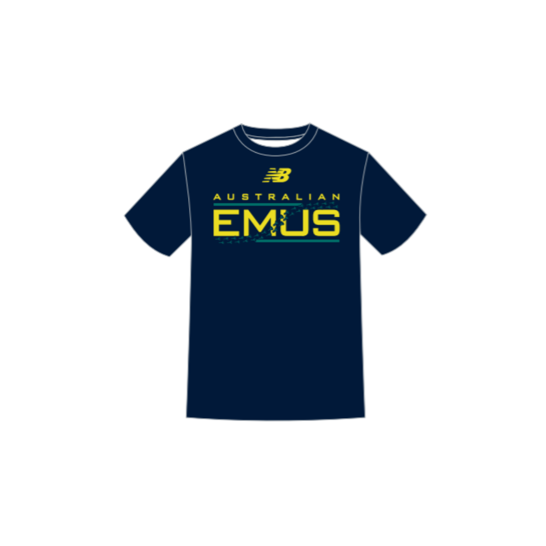 Emus Casual SS Tee - Navy