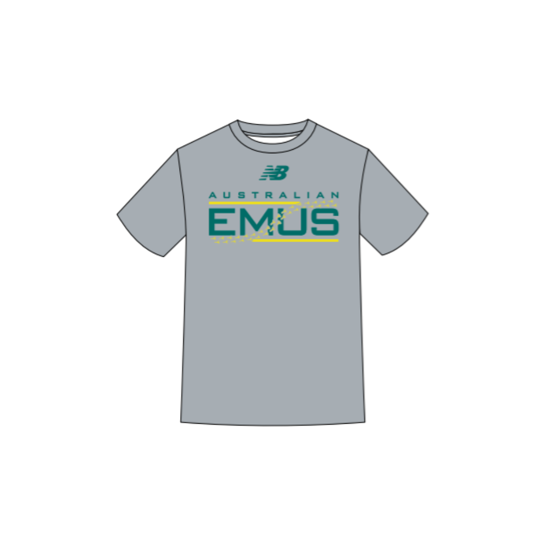 Emus Casual SS Tee - Grey