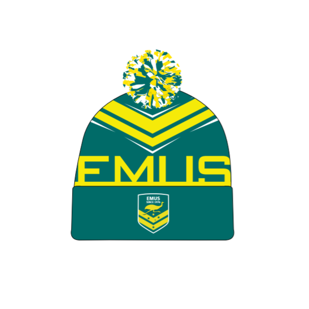 Emus Pom Pom Beanie