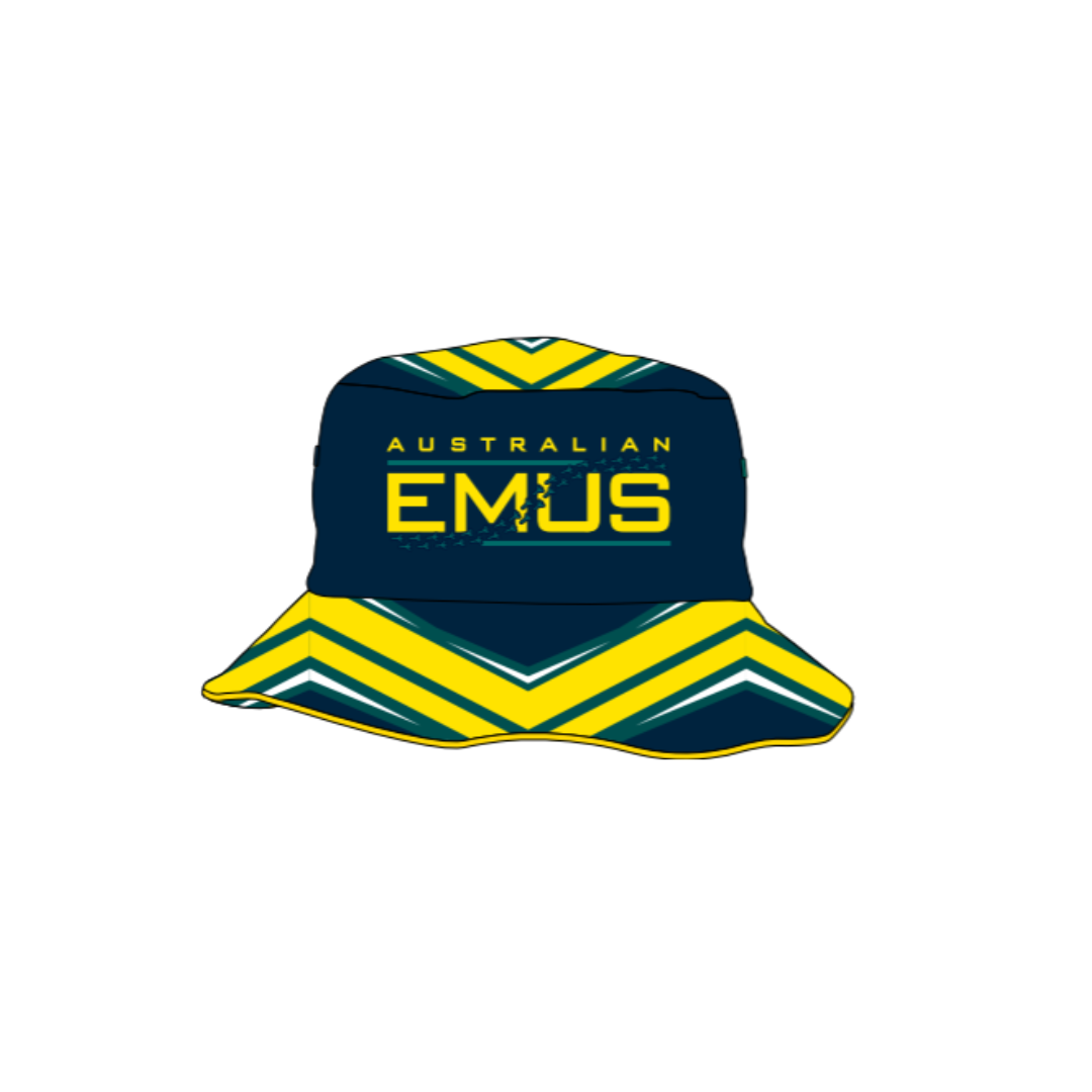 Touch Football Australia | Emus Reversible Bucket Hat
