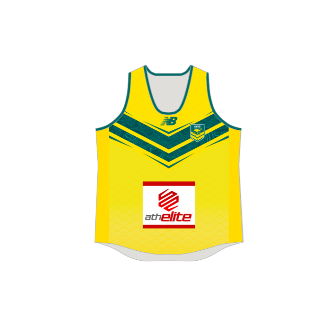 Touch Football Australia | Emus Replica Gold Singlet