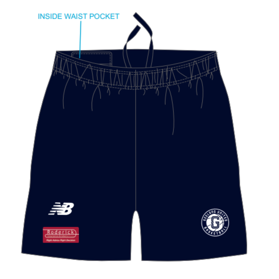 Geelong United Basketball | PRE-ORDER | NB Unisex Walk out Shorts