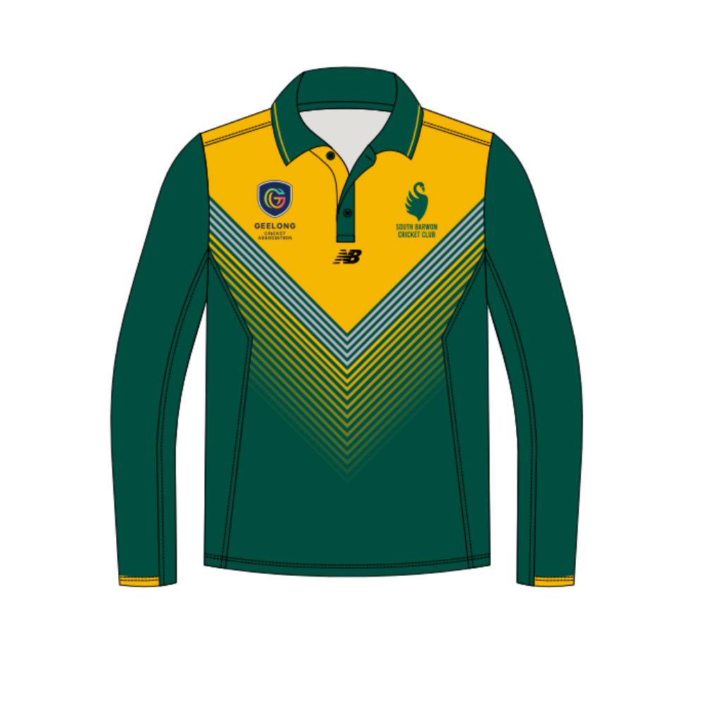 South Barwon CC | PRE-ORDER | NB Womens LS Polo Green