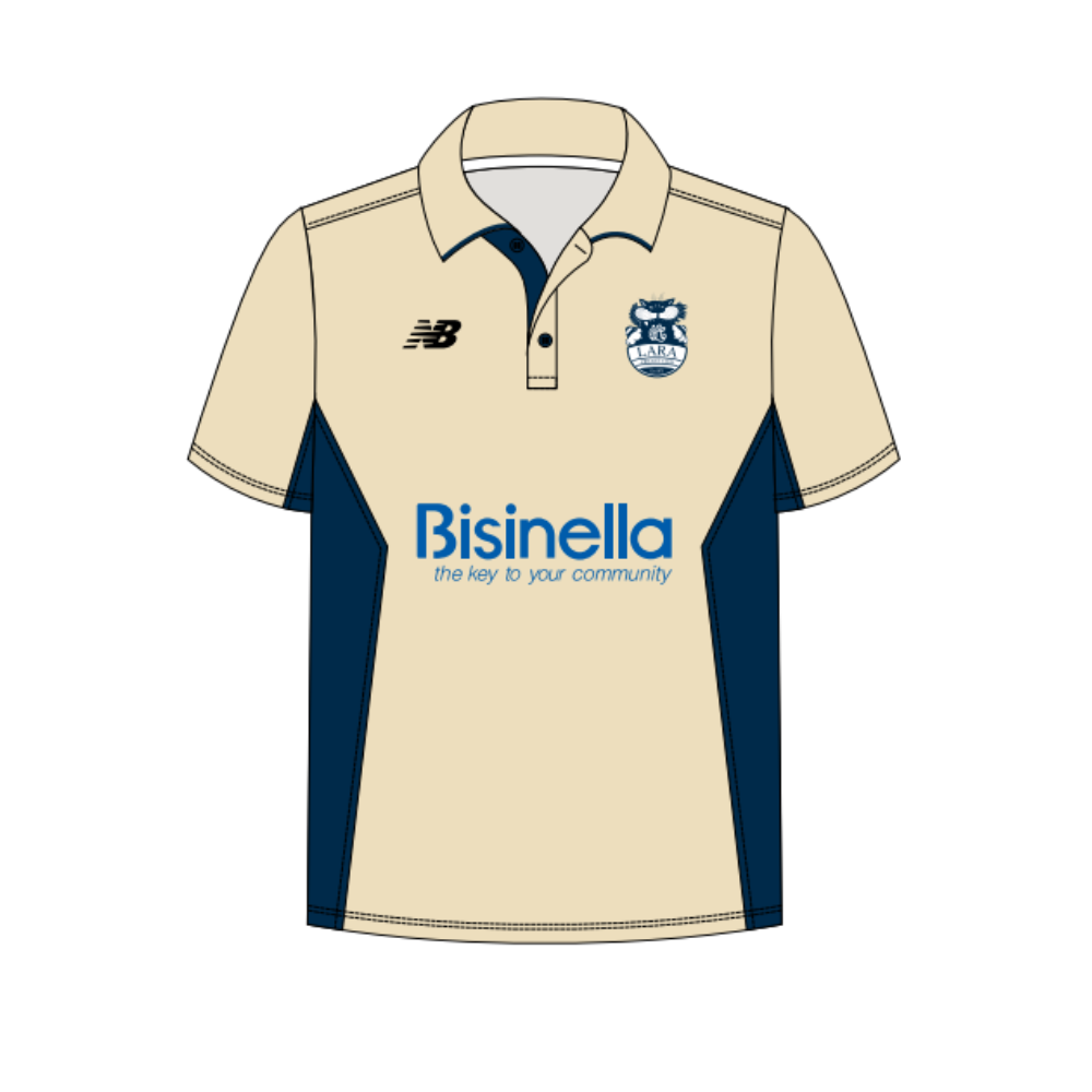 Lara CC | PRE-ORDER | NB Unisex Cream Polo - Short Sleeve