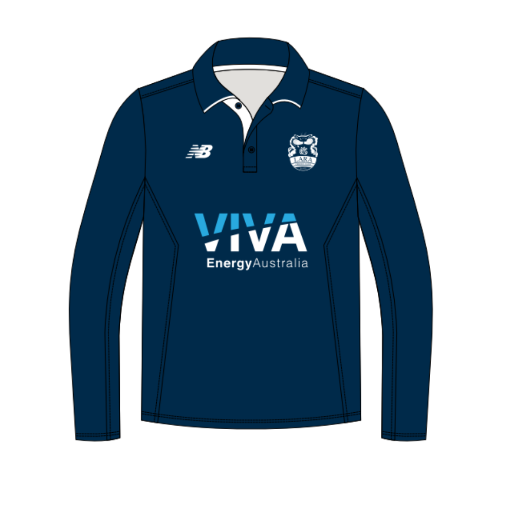 Lara CC | PRE-ORDER | NB Youth Navy Polo - Long Sleeve