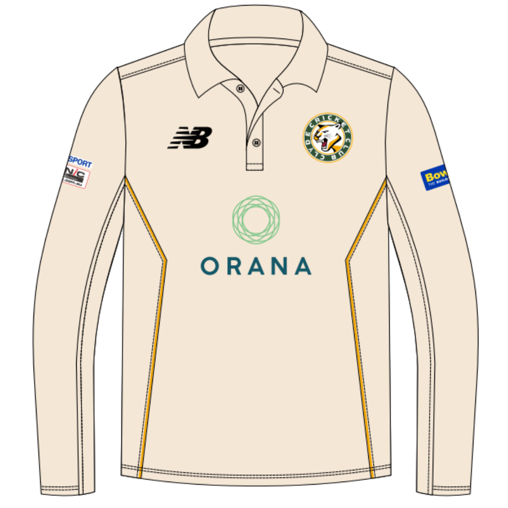 Clyde Cricket Club | PRE-ORDER | NB Unisex Two Day Polo - Long Sleeve