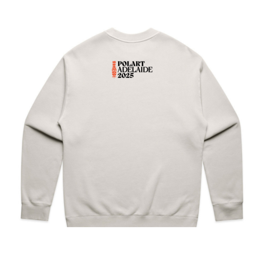 Polart Festival | PRE-ORDER | Unisex Relax Faded Crew - Mascot